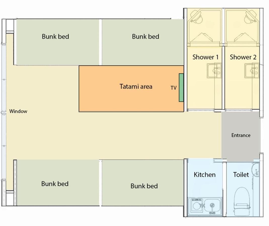 פוקואוקה Ten Apartment Hotel מראה חיצוני תמונה